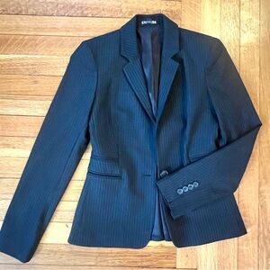 EXPRESS Midnight Blue Pinstripe Blazer